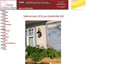 Desktop Screenshot of grue-dyreklinikk.no